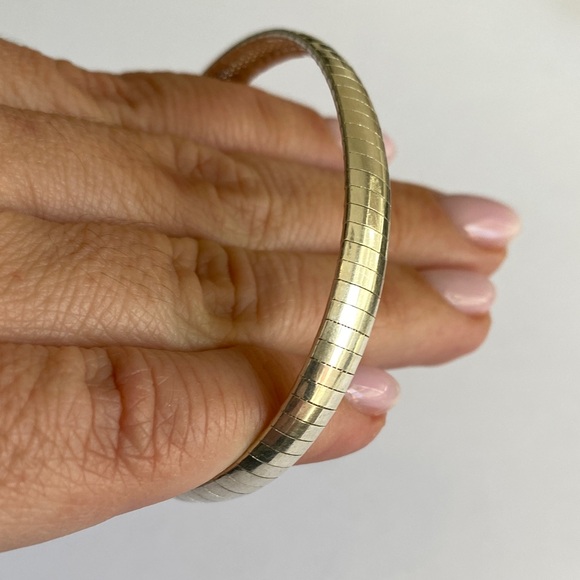 Jewelry - Sterling Silver Italy Cubetto Style Bracelet